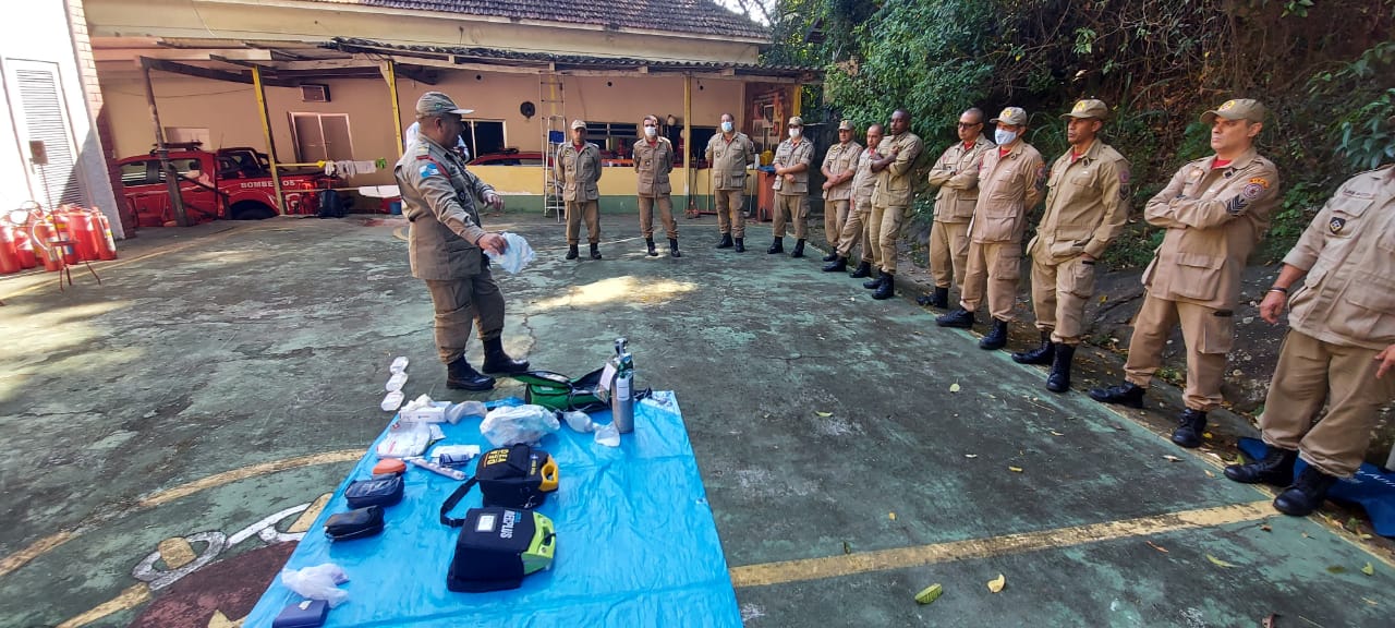 Bombeiros-Militares da SAPREV são capacitados para o serviço de agente de atendimento pré-hospitalar