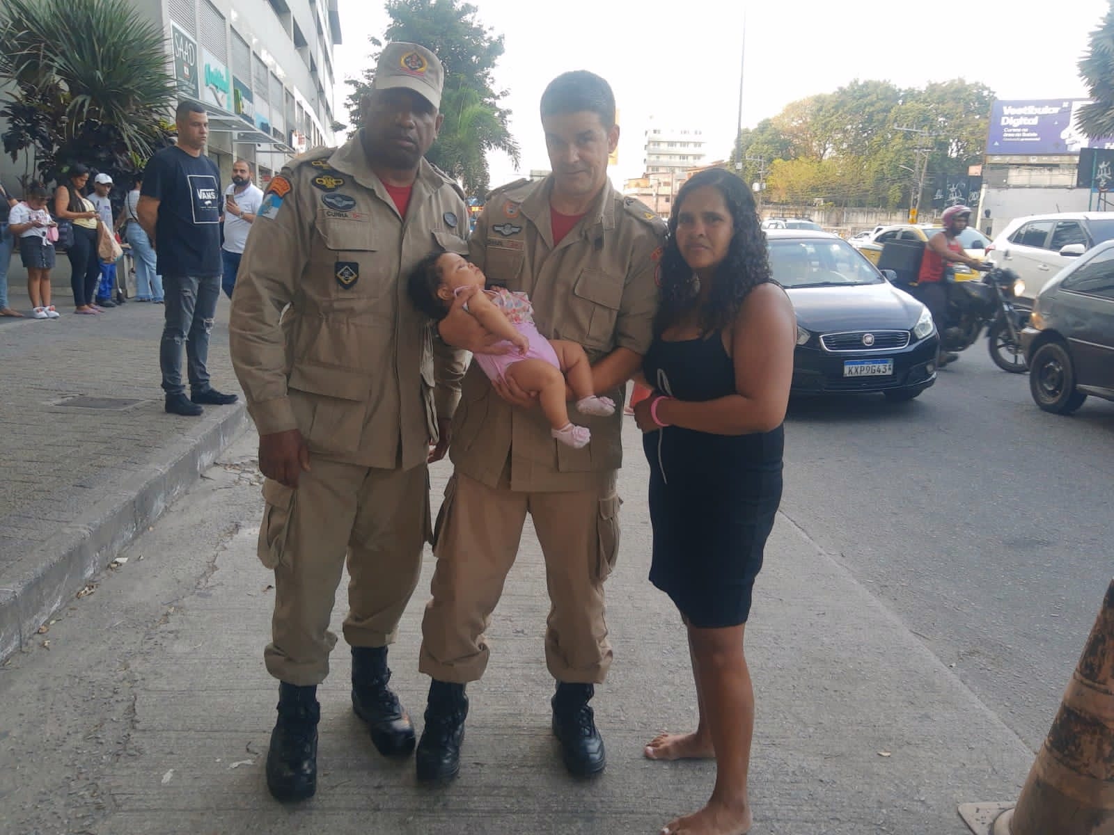 Salvamento de Bebê de 02 meses -SAPREV da Sub Secretaria Militar do GSI