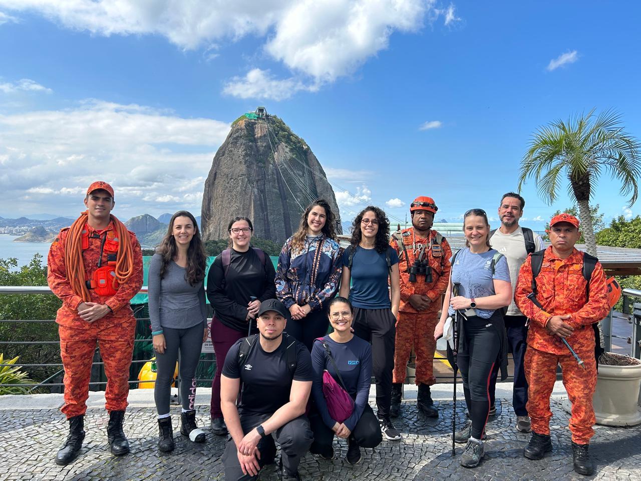 Instrução de Reconhecimento no Morro da Urca com Funcionários do Consulado Britânico