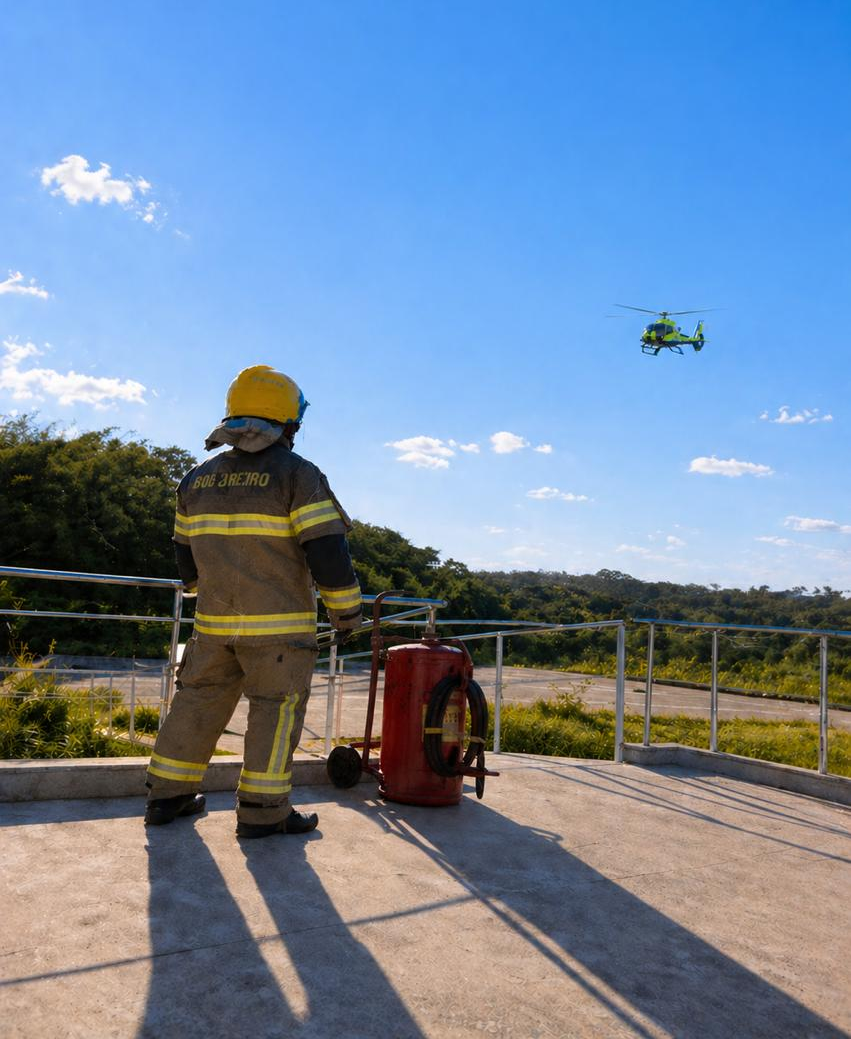 Bombeiros da Casa Militar fazem transporte de emergência de órgão para o Hospital de Laranjeiras